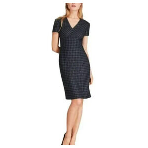 Brooks Brothers Navy Plaid Dress
